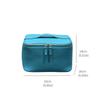 Large Capacity Leather Cosmetic Bag Portable Travel Makeup Case with Handle