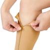 Zippered Compression Knee Socks - Flesh-Colored Xxl