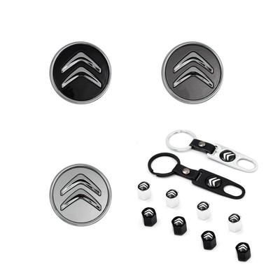 Compatible with Citroën and Dongfeng Citroën C2, C4, LC5, Sega Wheel Hub Caps, 60mm Center Caps.