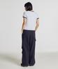 Nyuballanseu Nbneg2W462 / Women Ringer Short Sleeve T-Shirt (L/Blue)