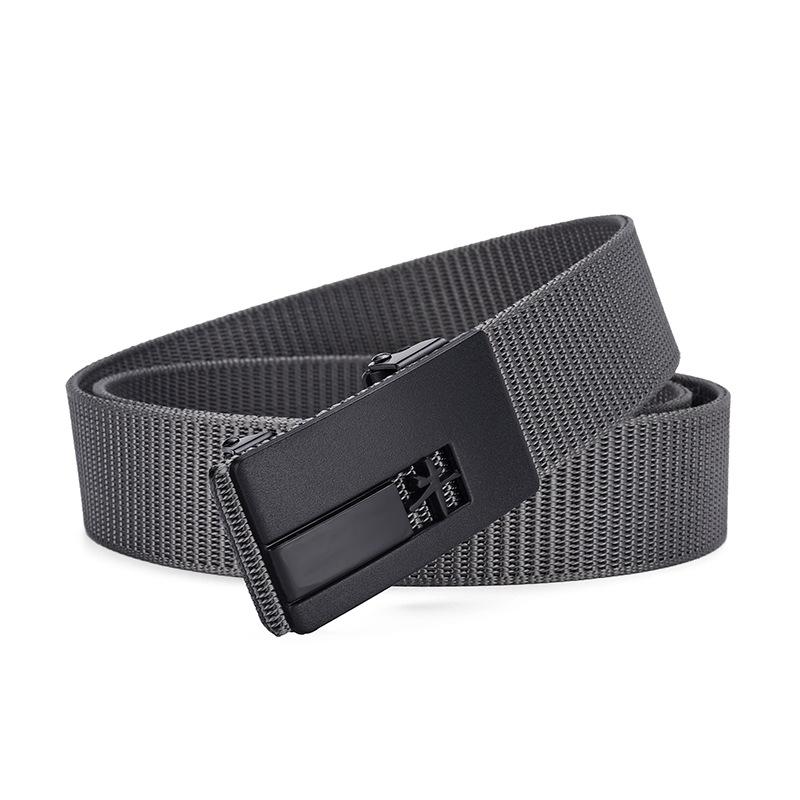 Zodiac Toothless Canvas Belt Simple Automatic Buckle Imitation Nylon Belt Casual Men'S Belt