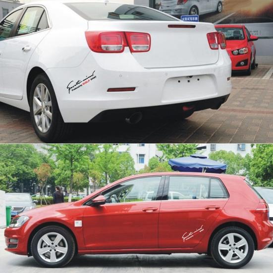 Jedinečná samolepka na dopisní auto SUV samolepicí samolepka Reflexní PET dekorace