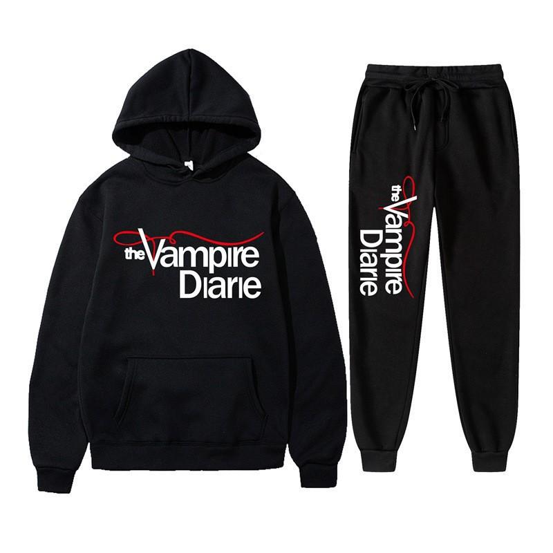 The Vampire Diaries Hooded Men s Sweater Suit Men S