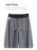White Five Geese Polka Dot Jacquard Denim Wide-Leg Pants for Women - Autumn/Winter 2025