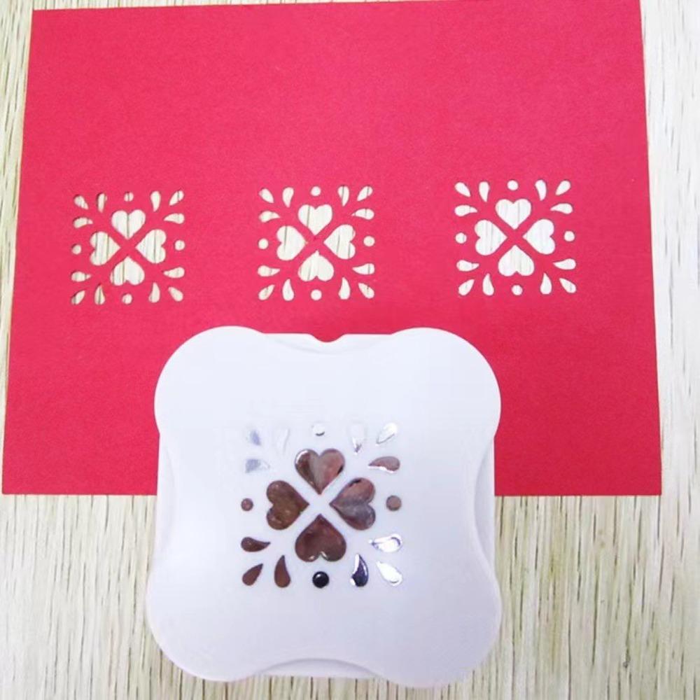 Magnetic Paper Hole Punch Punching Machine Handmade Embossing Device Labor-Saving DIY Decoration Paper Cutter Scrapbooking