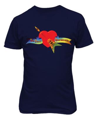 Tom Petty & The Heartbreakers Shirt Logo Heart Guitar Mens & Youth T-Shirt Unisex T-Shirt