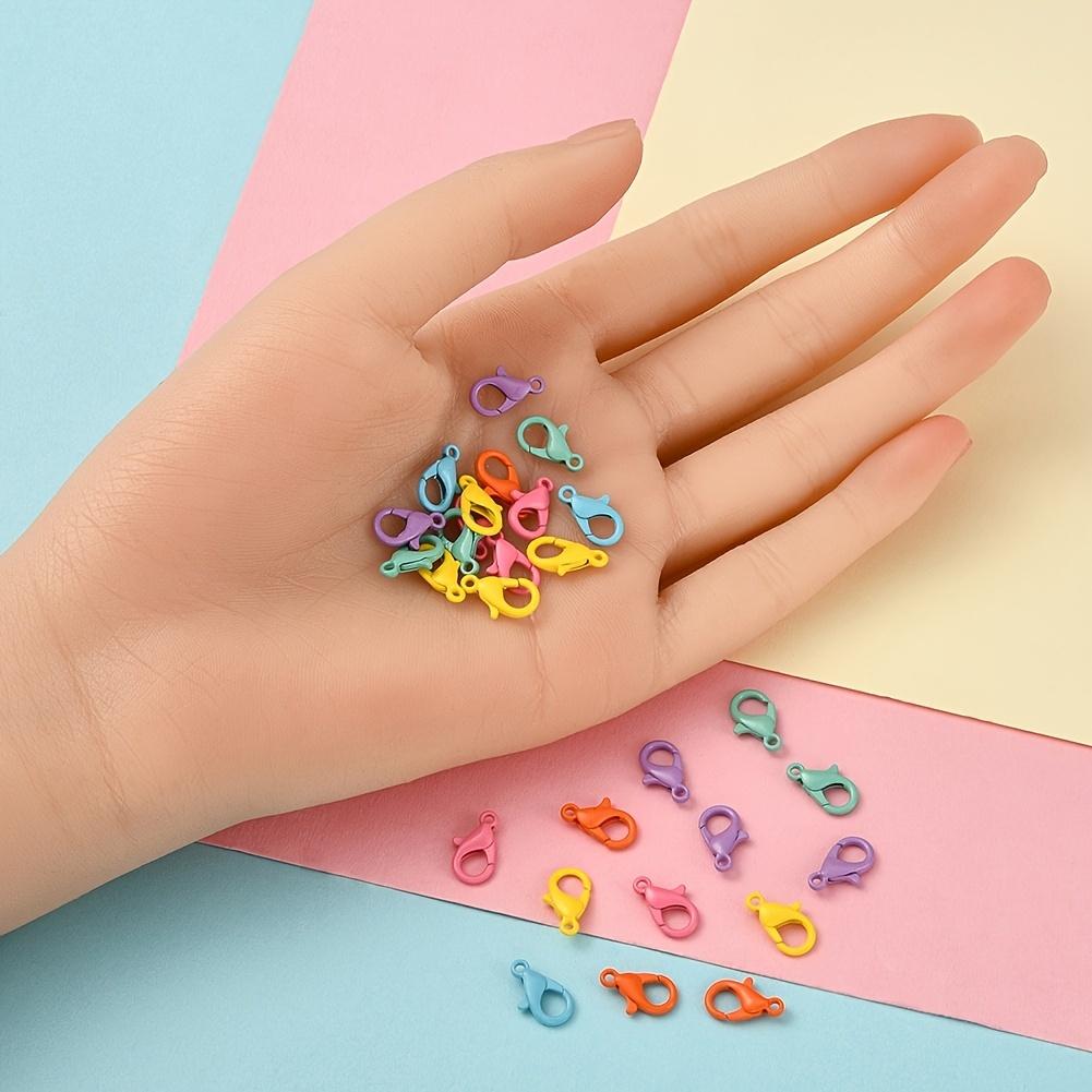 10pcs Colorful Lobster Clasp DIY Handmade Jewelry Accessories Metal Lacquer Lobster Clasp Wholesale Necklace Bracelet Connection Clasp