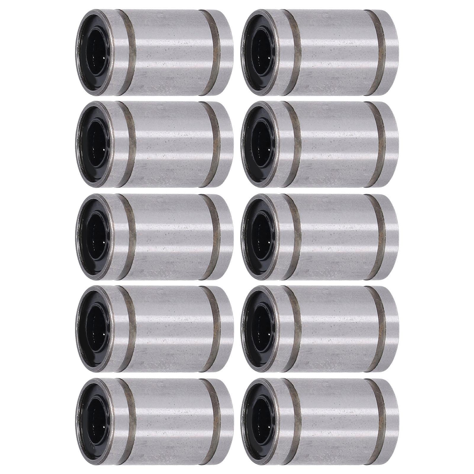 

10 шт. цилиндр подшипника линейного движения оптические оси слайдер тестовая рамка запасной ID 6 мм наружный диаметр 12 мм LM6UU