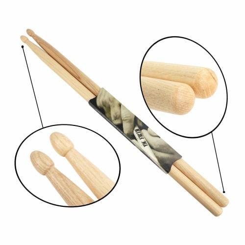 Two 7a Hickory Teardrop Drumsticks, Perfect for Practice, Perfect for Beginners, Kids, Students, and Adults, Perfect as a Birthday Gift