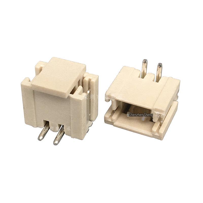 Vertical SMT 2-Pin Header: ZH1.5mm Pitch, High-Temperature, Single Row, Multiple Specs