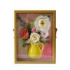 Everlasting Rose Vase & Frame - 3D Floral Gift for Mother's Day, Birthdays & Home Decor