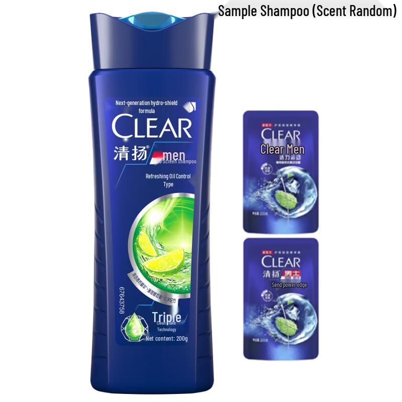 

Clear Men Anti-Dandruff Oil Control Shampoo 3-Pack