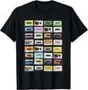 Funny Vintage Cassette Tape Retro 80s 90s Clothing Gift Unisex T-Shirt