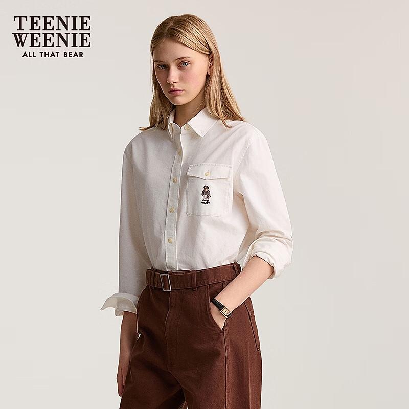 Teenie Weenie Women's Embroidered Long Sleeve Shirt