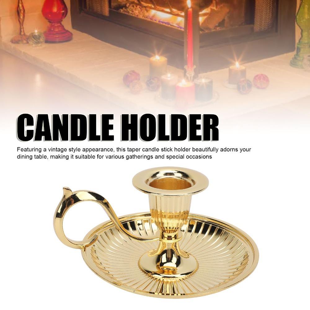 With Handle Candle Stick Holder Handheld Vintage Candle Holder  Christmas Decor