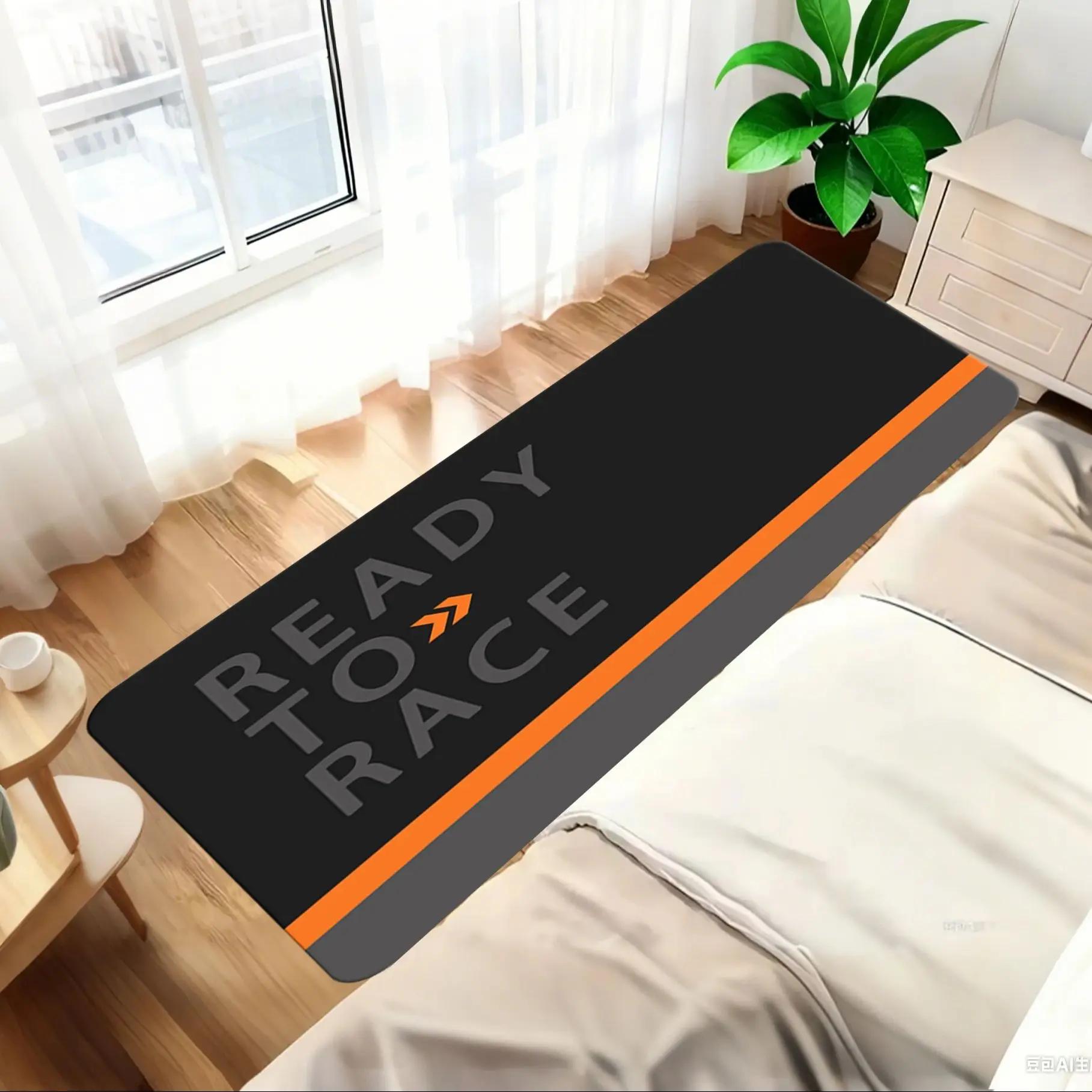 

VIKAMA Racing Style Long Carpet Boys Room Decoration Corridor Bedroom Bedside Blanket e-Sports Room Non-Slip Mat Home Decoration 40x120cm 16x47inch