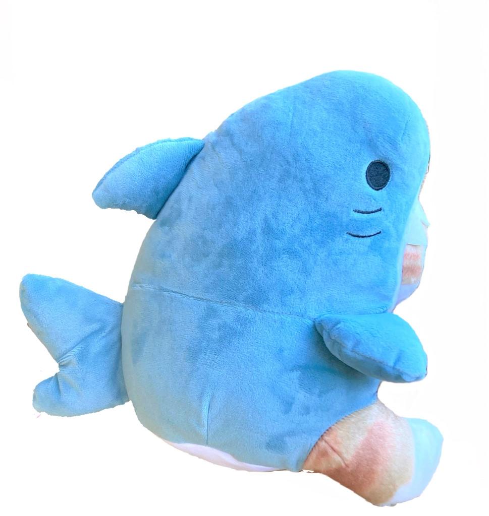 mofusand Sea Creatures Big Nyan Plush Toy 2 Shark Nyan Mofusand 30cm Size