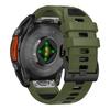 QuickFit 26mm 22mm Fenix8 Band For Garmin Fenix E 8 7 7X 6 6X 5 5X/Epix Pro 47mm 51mm/Enduro 3 Two-Tone Silicone Strap Bracelet