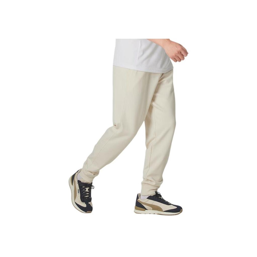 Puma Solid Color Comfortable Breathable Mid-Rise Knitted Workout Pants Men Bottoms Off-White 629339-87
