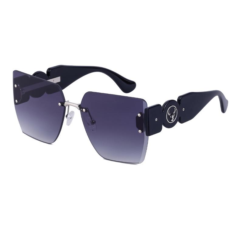 Box Sunglasses Women'S Tide Frameless Trimmed Sunglasses Women'S Sunglasses