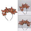 Plastic Skull Headbands For Halloween Parties Gothic Costume Accessory Portable Hair Decors