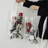 10 Stück Blumen-Verpackungsbeutel, transparente Blumenstrauß-Geschenktüte, Floristen-Dekoration