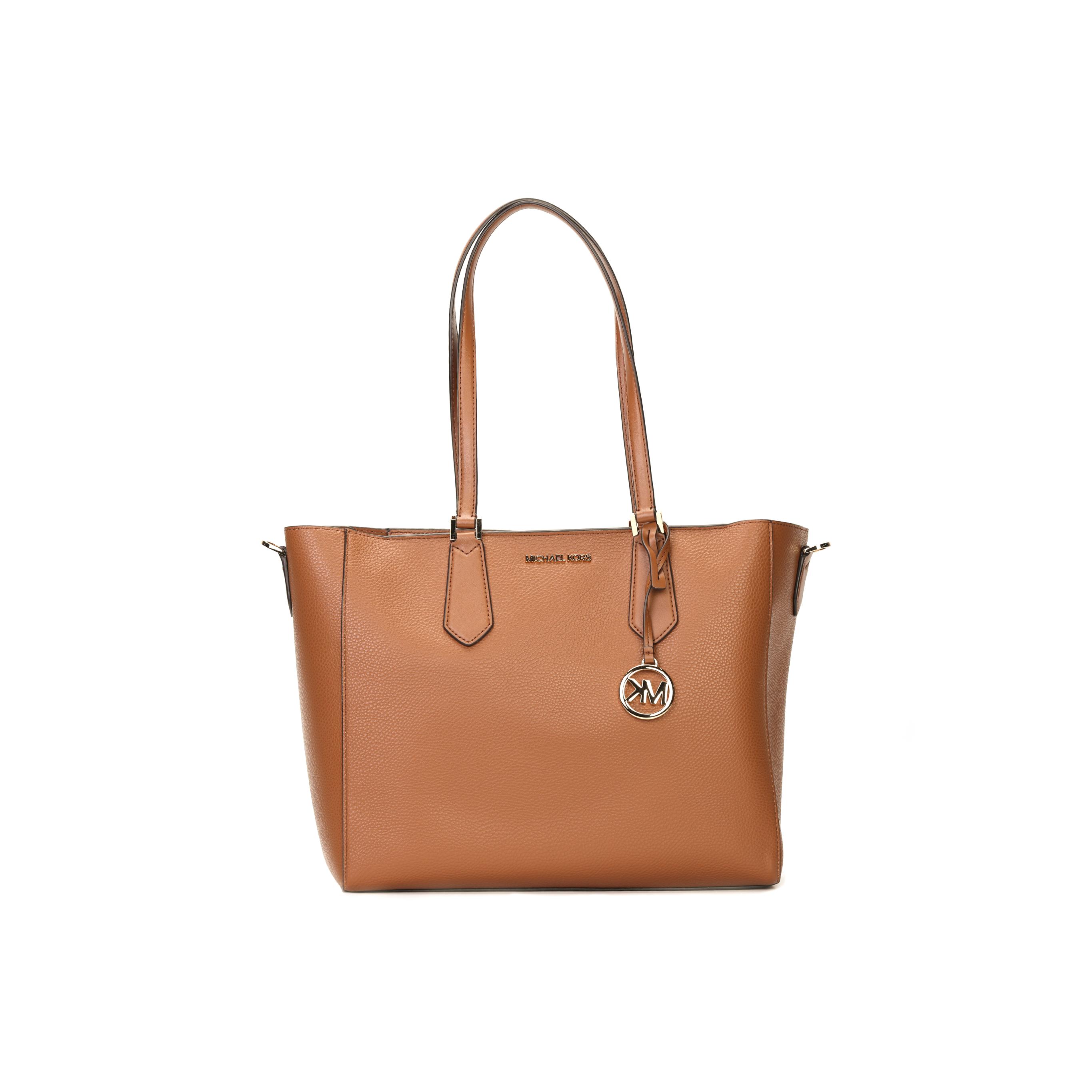 Michael Kors Maisie Monogram Three-In-One Tote Bag Women Tote Bag Caramel 30T1GKFT9B-227 Basic Set (Bag+Dust Bag)