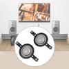 25Core 25.4mm Dome Tweeter Voice Coil Horn Diaphragm Driver Transparent/Black