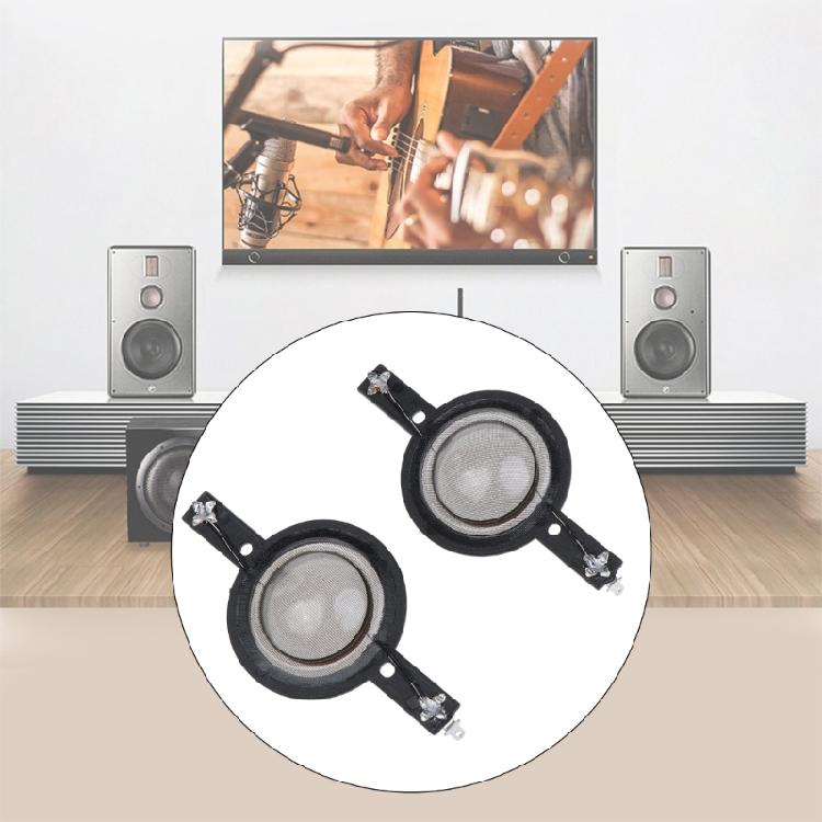 25Core 25.4mm Dome Tweeter Voice Coil Horn Diaphragm Driver Transparent/Black