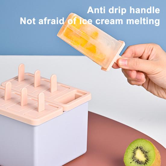 DIY Popsicle Mold with Lid BPA-free Plastic Ice Pop Maker for Homemade Treats Easy Release Dishwasher Safe Fun Summer Kitchen Tool for Kids