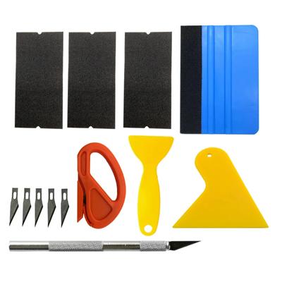Nuevo Kit de Herramientas para Envoltura de Vinilo para Coche Juego de Escobilla Rascador de Vinilo Cortador para Tinte de Ventanas de Vehículo Accesorios para Coche Herramientas de Envoltura