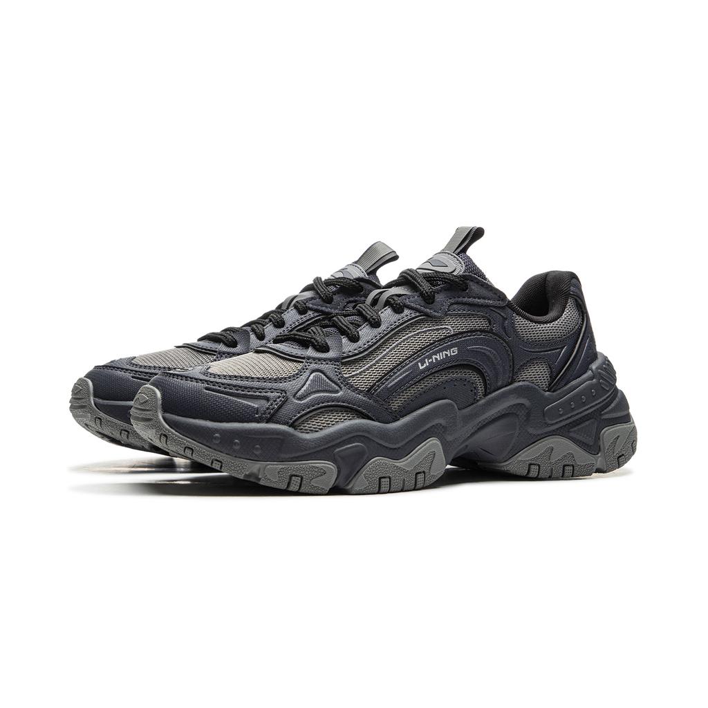 New LiNing Brown Sugar V2 Cushioning Anti-Slip And Wear-Resistant Low-Top Casual Shoes Men's Black AGCU303-4