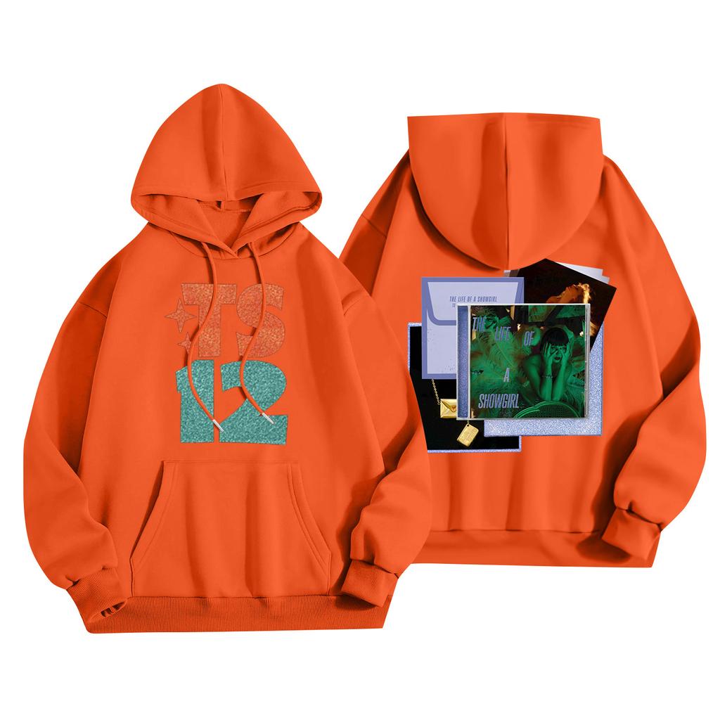 Women's Fashion Lightweight Long Sleeve Pullover With Pockets  Print Hoodie