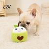 Soft Dog Toy for Puppies Plush Toy, Squeaky Sound Stuffed Puppy Cartoon Fruit Shape, Colorful Durable Chew-Resistant Pet Dogs Stress Relief