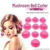 Silicone Lazy Bell Mushroom Hair Rollers - No Damage Sleep Curlers