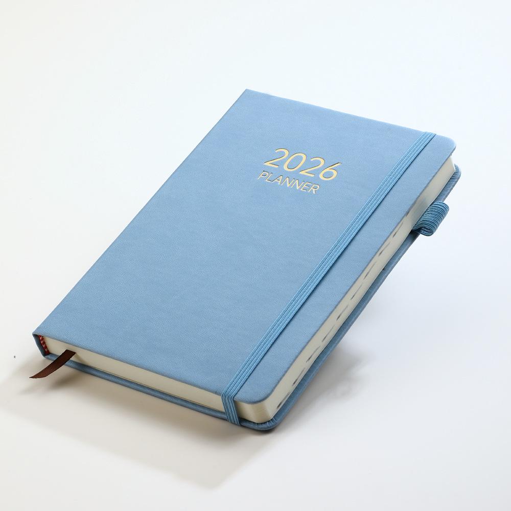 Auf Lager: A5 Englischer Planer 2025-2026 mit Gummiband