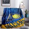 Pacers Basketball Team  Blanket Lightweight Flannel Bedding Blanket Perfect for Travel, Camping, Living Rooms, Offices, Sofas, Fan Christmas gift