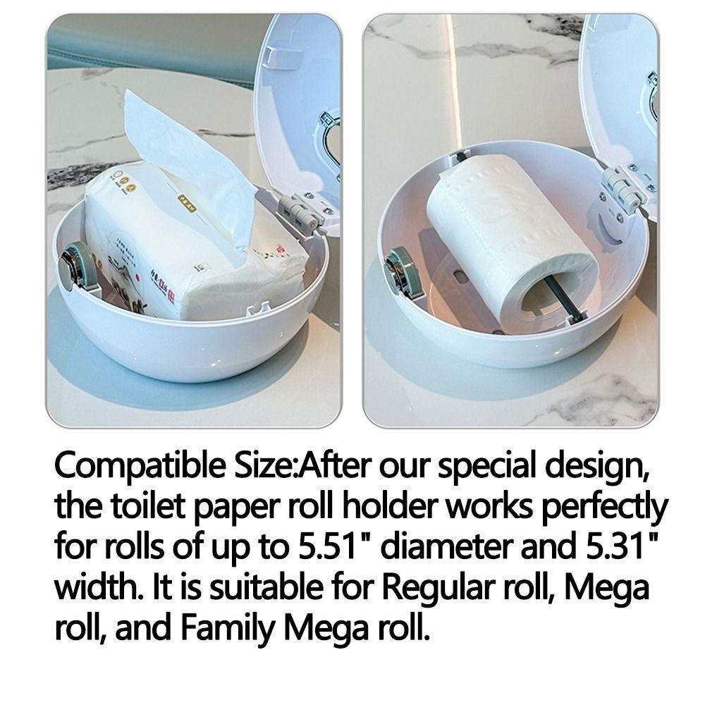 Creative Toilet Paper Container Wall Mounted Toilet Paper Dispenser  Bathroom Supplies
