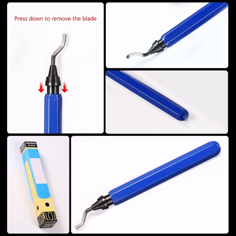 Entgratungswerkzeug mit 10/20-teiligem Schneidewerkzeug für Metall, Aluminium, Kupfer, Kunststoffrohre, 3D-Druck-Gratentferner