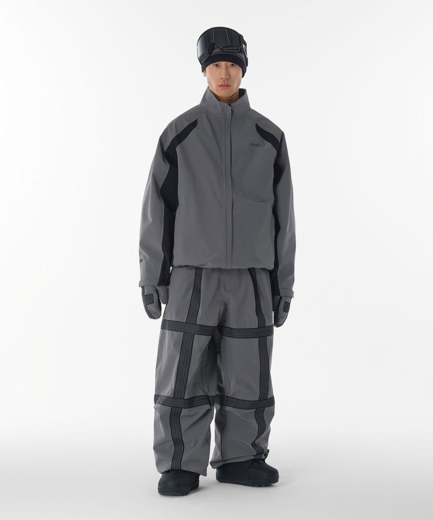 DIMITO Reflective Line Banded Pants (Wide Fit Lv.2) Cool Gray