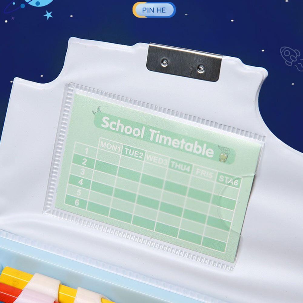 With Pencil Sharpener Pencil Case Double Layer Stationery Organizer Pencil Box  For Boys/Girls