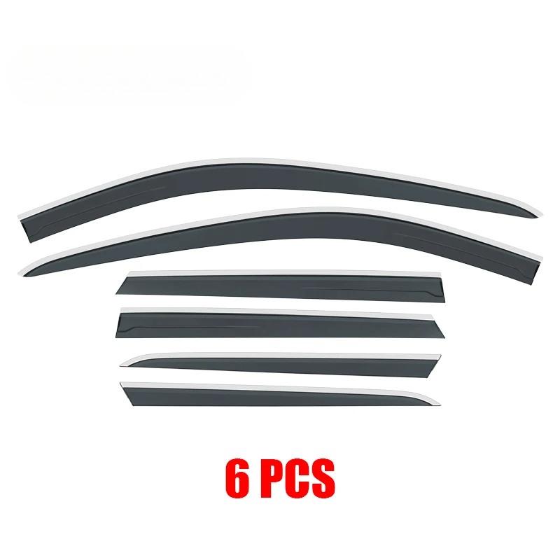For Chery Jaecoo J8 2024 2025 2026 Car Window Visor Weather Guard Door Visor Vent Shades Vent Ventvisor Bright Strip Accessories