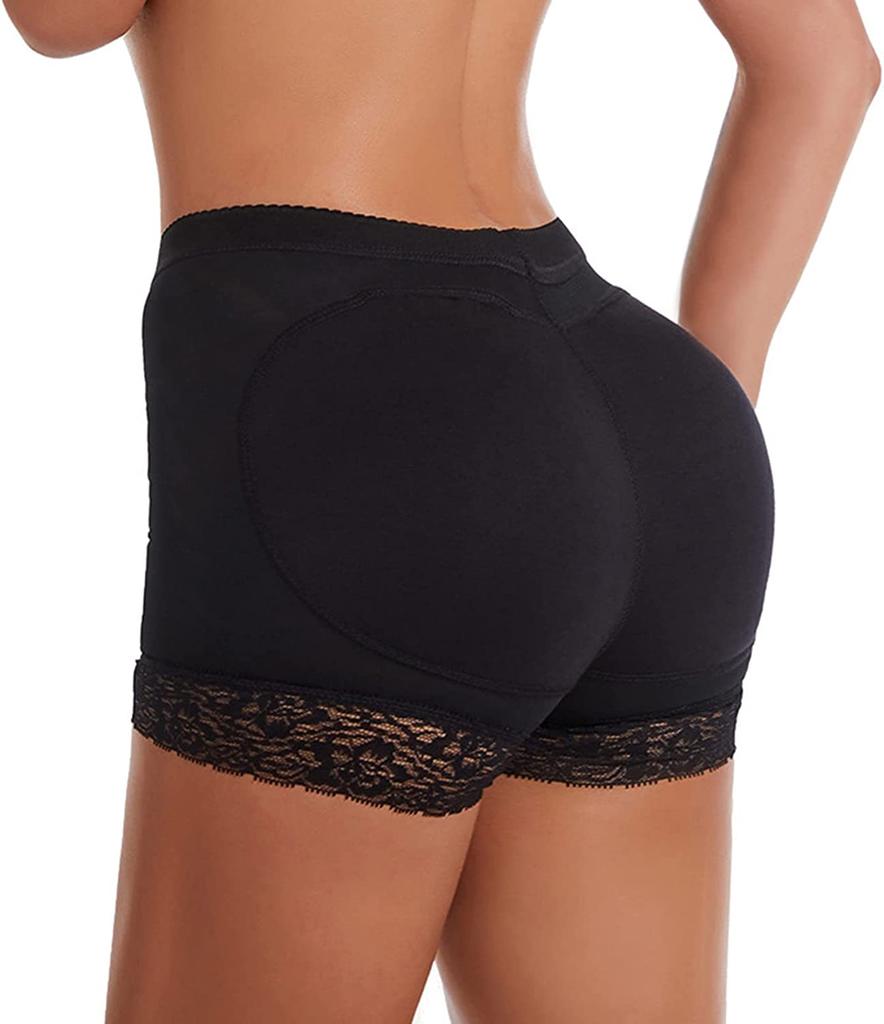 Dame Butt Lifter Truser Polstret Shapewear Sømløs hofteforsterkning Body Shaper Boyshort Fake Buttock Undertøy Pads Shorts