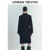 UR Retro Hong Kong Style Metal Buckle Denim Dress