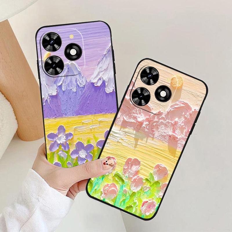 For Tecno Spark Go 2024 Phone Case astronaut Silicone Camera Protection Back Cover For Tecno Pop 8 Funda Coque Spark Go2024 BG6