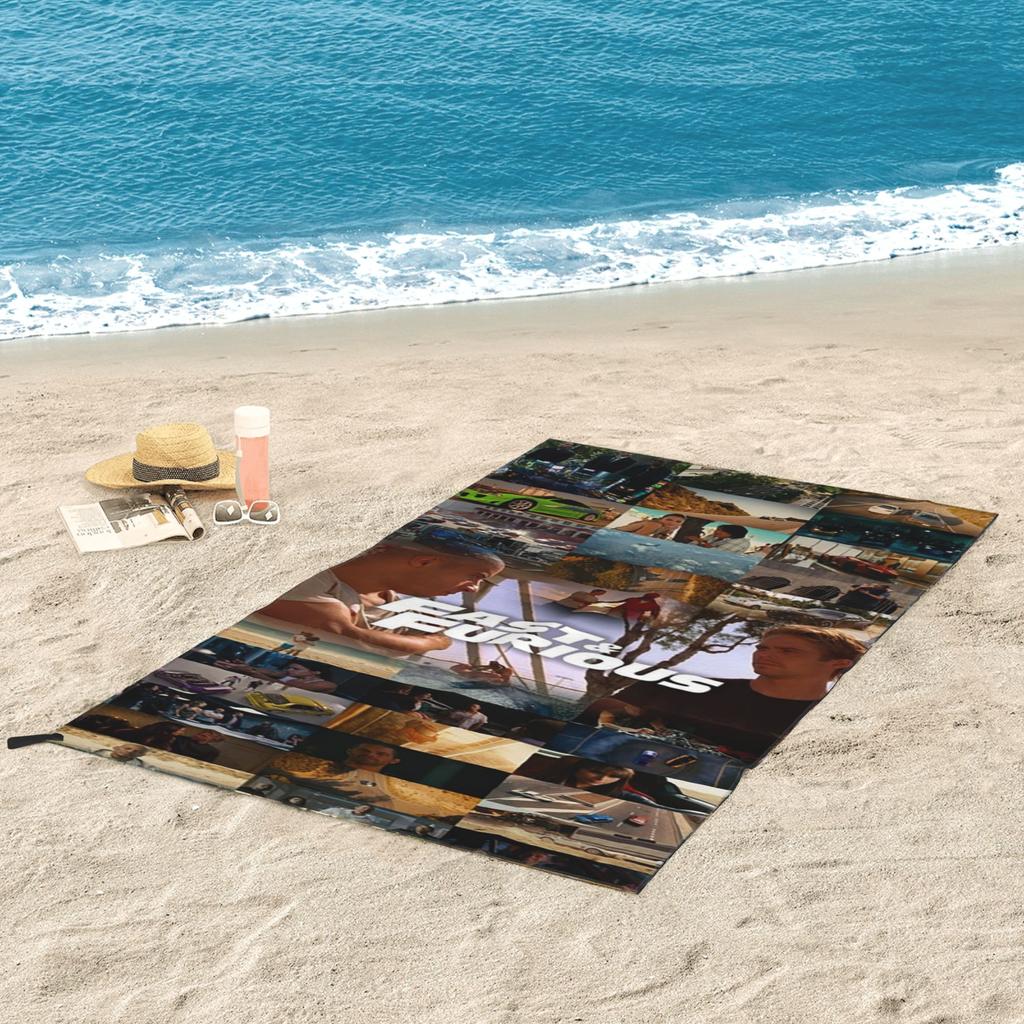 Fast And Furious Is History Of Legend - Paul Walker - Vin Diesel Beach Towel Microfiber Quick Dry Towels For Mountain Climbing