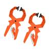 2pcs Woodworking Spring Clamps Strong Clamping A Shape Quick Release Adjustable Ratcheting Spring Clamp for Carpentry