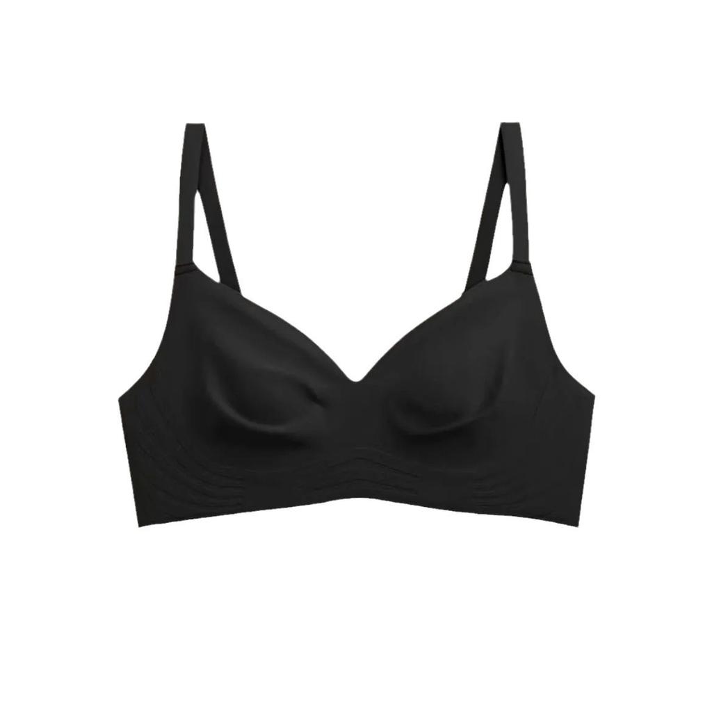 Rabbit Ears Milk Leather Seamless Underwear Women Gather Anti-sagging Big Breasts Small Summer Thin Small Breasts No Steel Ring Bra