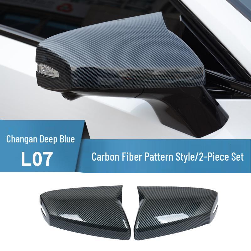 

Крышка зеркала заднего вида Deep Blue L07: Дизайн рога, Светоотражающая защитная оболочка, Декоративная деталь.