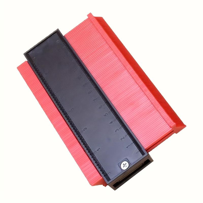 

Гибкий пластиковый контуромер - Трансформируемый, растягивающийся и выдвижной для измерения форм под разными углами - Многоразовый красный